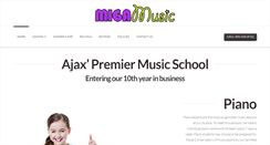 Desktop Screenshot of migamusic.com